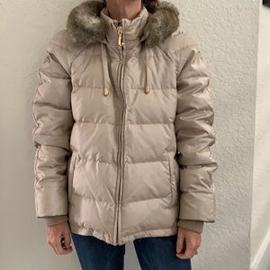 Juicy Couture Coat with Removable Fur Trim